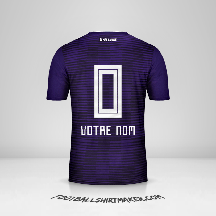Maillot River Plate 2018 II -  votre nom - 0