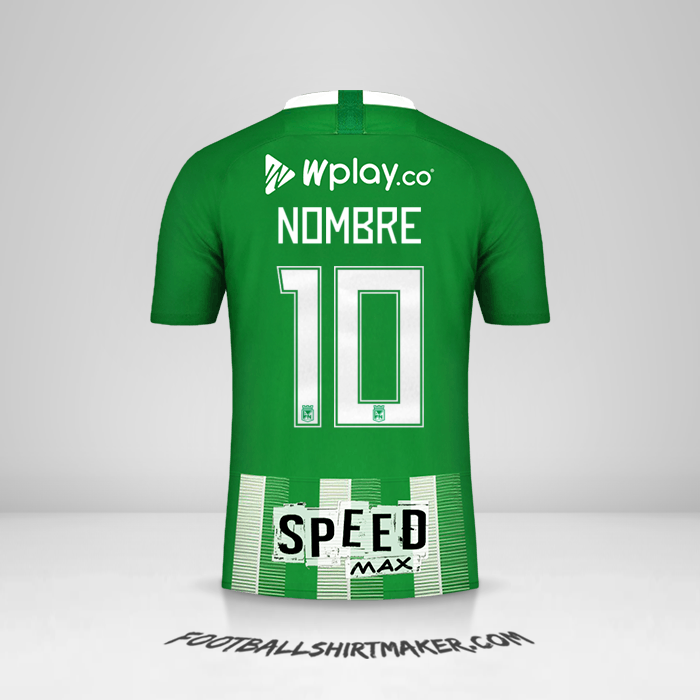 Camiseta Atletico Nacional 2019 -  nombre - 10