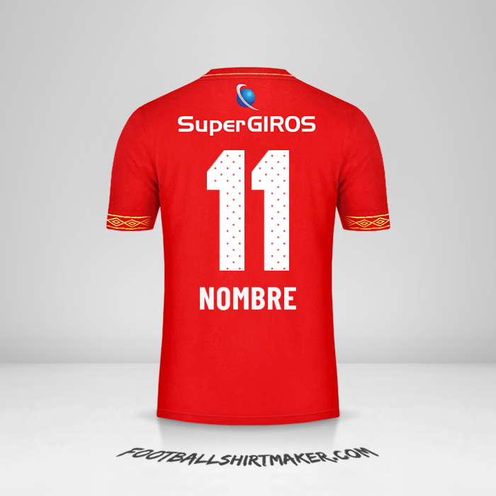 Jersey America de Cali 2019 -  nombre - 11