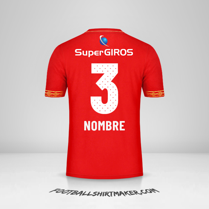 Jersey America de Cali 2019 -  nombre - 3