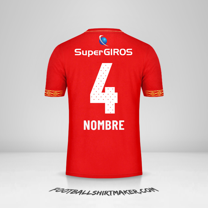Jersey America de Cali 2019 -  nombre - 4