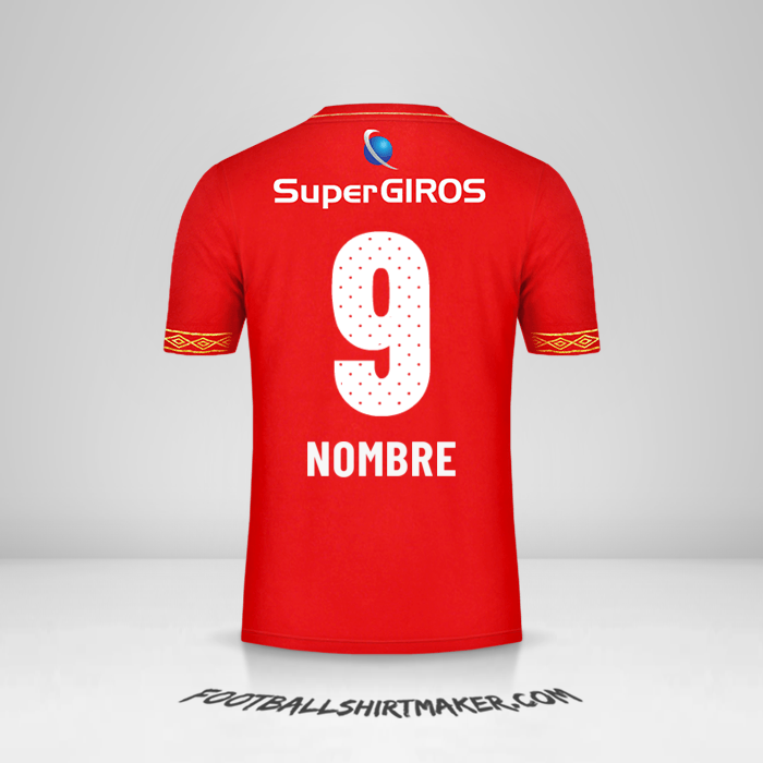 Jersey America de Cali 2019 -  nombre - 9