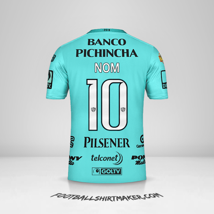 Maillot Barcelona SC 2018 Extérieur -  nom - 10
