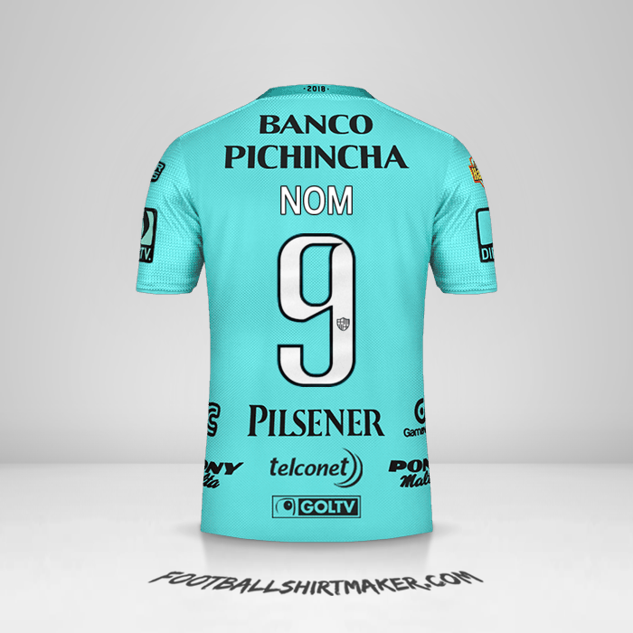 Maillot Barcelona SC 2018 Extérieur -  nom - 9