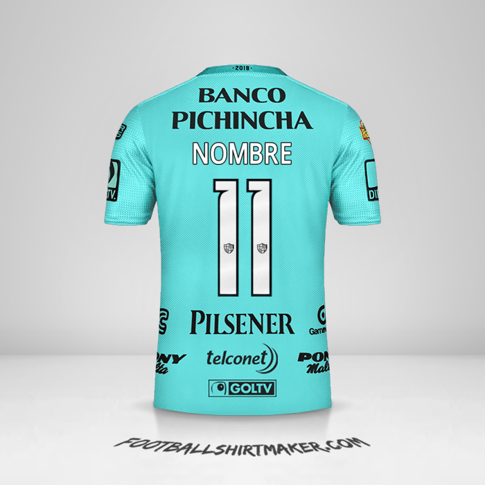 Jersey Barcelona SC 2018 Visita -  nombre - 11
