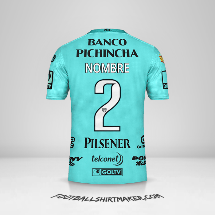 Jersey Barcelona SC 2018 Visita -  nombre - 2