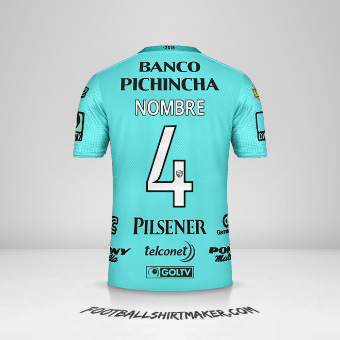 Jersey Barcelona SC 2018 Visita -  nombre - 4