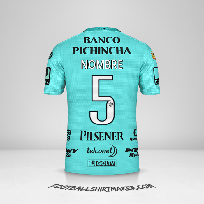 Jersey Barcelona SC 2018 Visita -  nombre - 5
