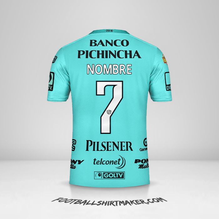 Jersey Barcelona SC 2018 Visita -  nombre - 7