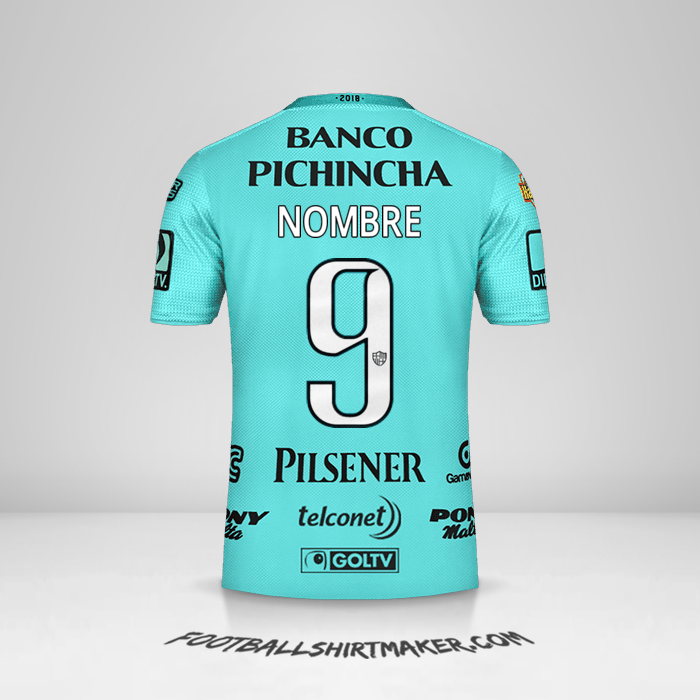 Jersey Barcelona SC 2018 Visita -  nombre - 9