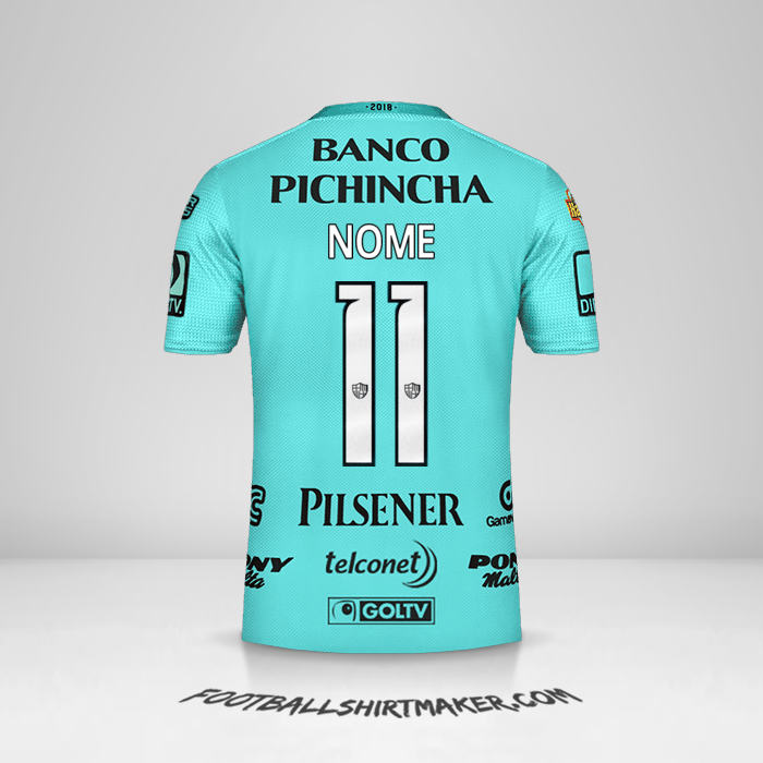 Maglia Barcelona SC 2018 Seconda -  nome - 11