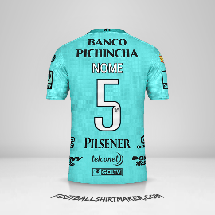Maglia Barcelona SC 2018 Seconda -  nome - 5