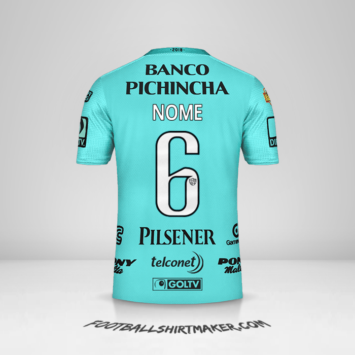 Maglia Barcelona SC 2018 Seconda -  nome - 6