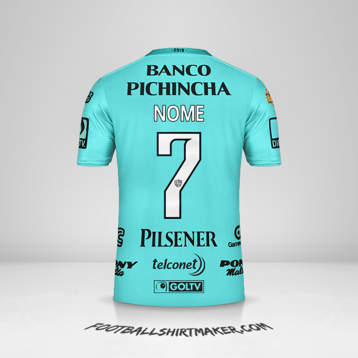 Maglia Barcelona SC 2018 Seconda -  nome - 7