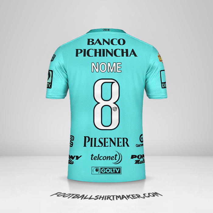 Maglia Barcelona SC 2018 Seconda -  nome - 8