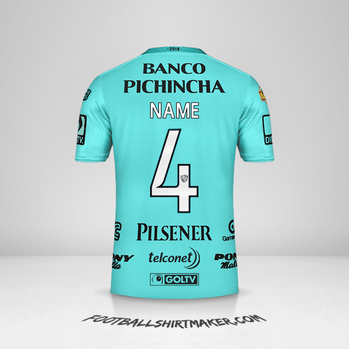 Shirt Barcelona SC 2018 Away -  name - 4