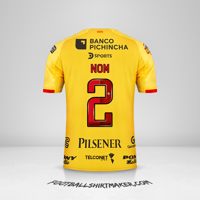 Maillot Barcelona SC 2019 -  nom - 2