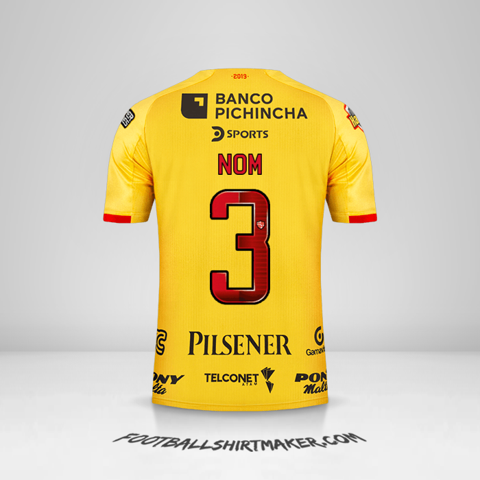 Maillot Barcelona SC 2019 -  nom - 3