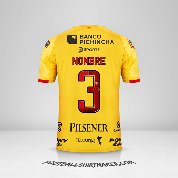 Camiseta Barcelona SC 2019 -  nombre - 3