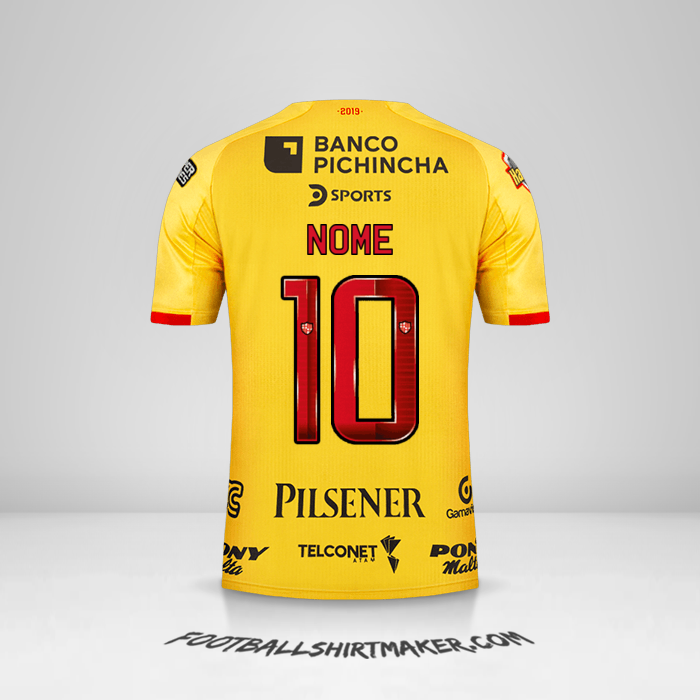 Camisa Barcelona SC 2019 -  nome - 10