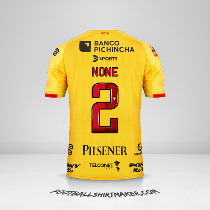 Camisola Barcelona SC 2019 -  nome - 2