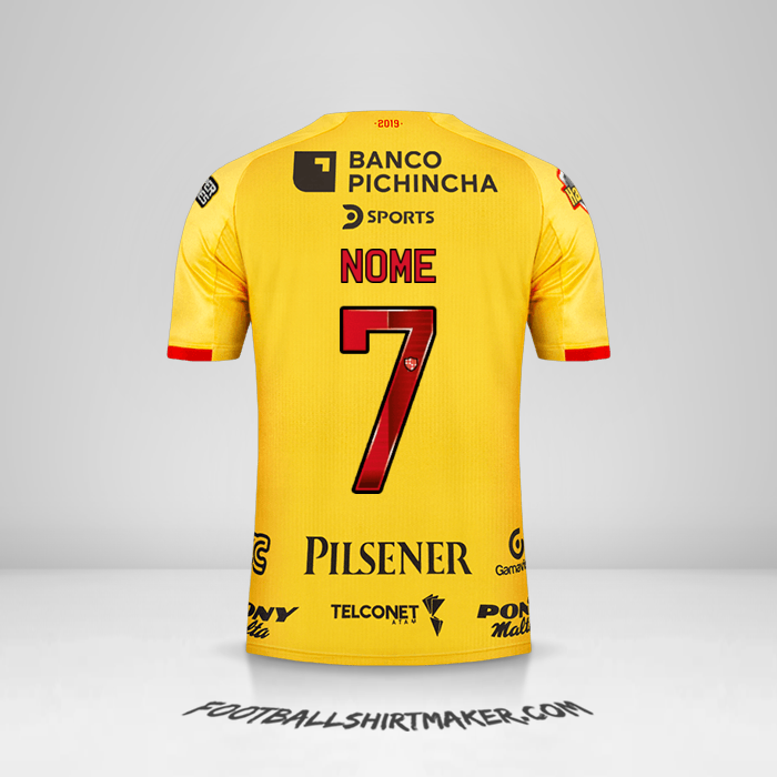 Camisa Barcelona SC 2019 -  nome - 7