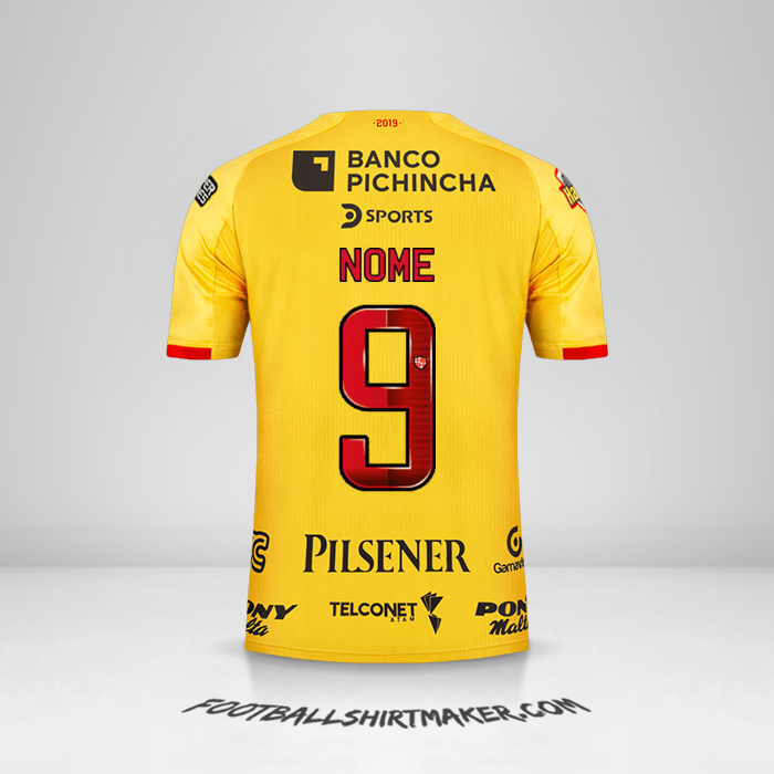 Camisa Barcelona SC 2019 -  nome - 9