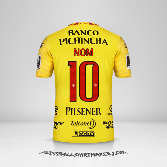 Maillot Barcelona SC 2018 -  nom - 10