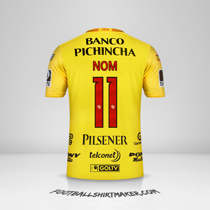 Maillot Barcelona SC 2018 -  nom - 11