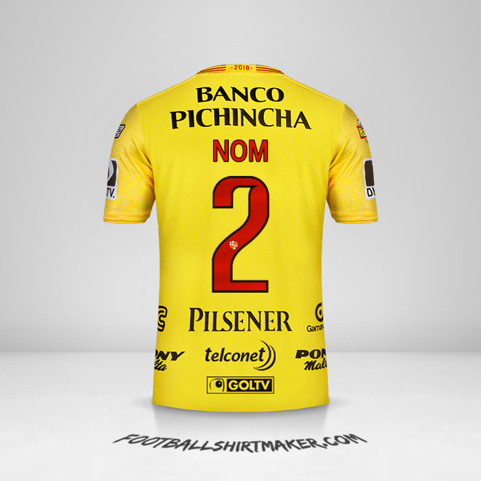 Maillot Barcelona SC 2018 -  nom - 2