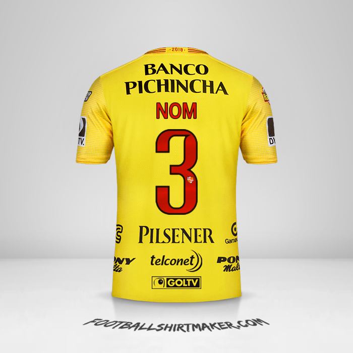 Maillot Barcelona SC 2018 -  nom - 3