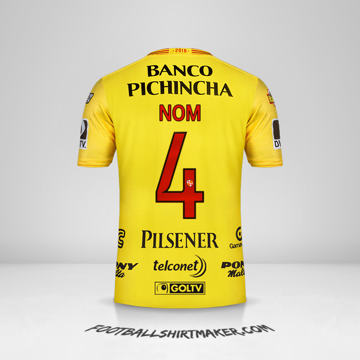 Maillot Barcelona SC 2018 -  nom - 4