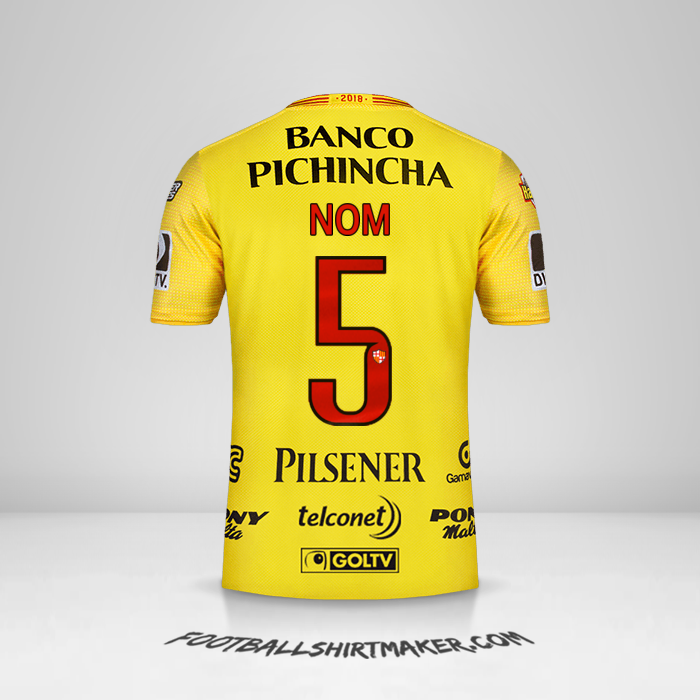 Maillot Barcelona SC 2018 -  nom - 5