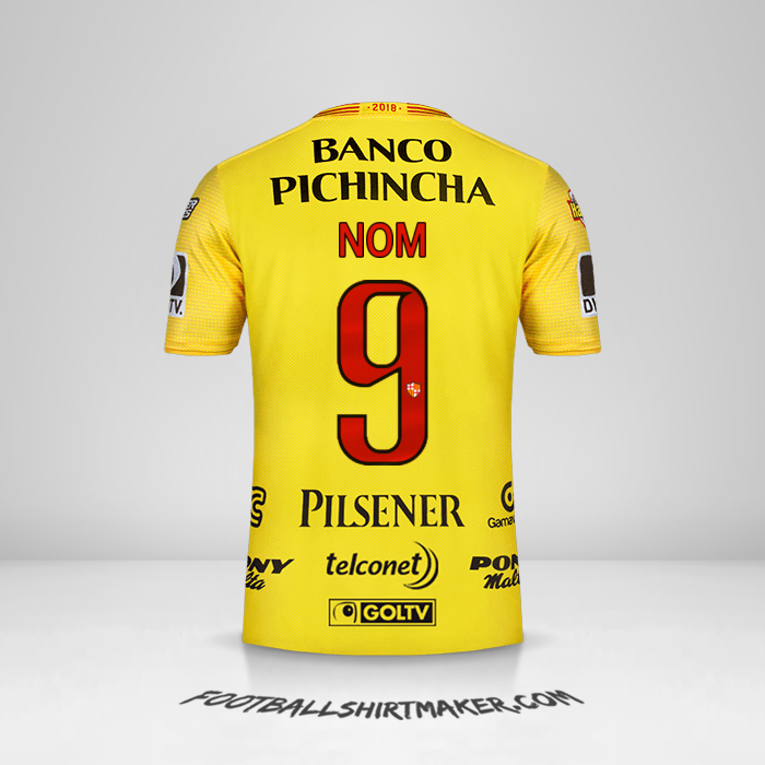 Maillot Barcelona SC 2018 -  nom - 9