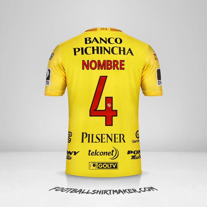 Jersey Barcelona SC 2018 -  nombre - 4