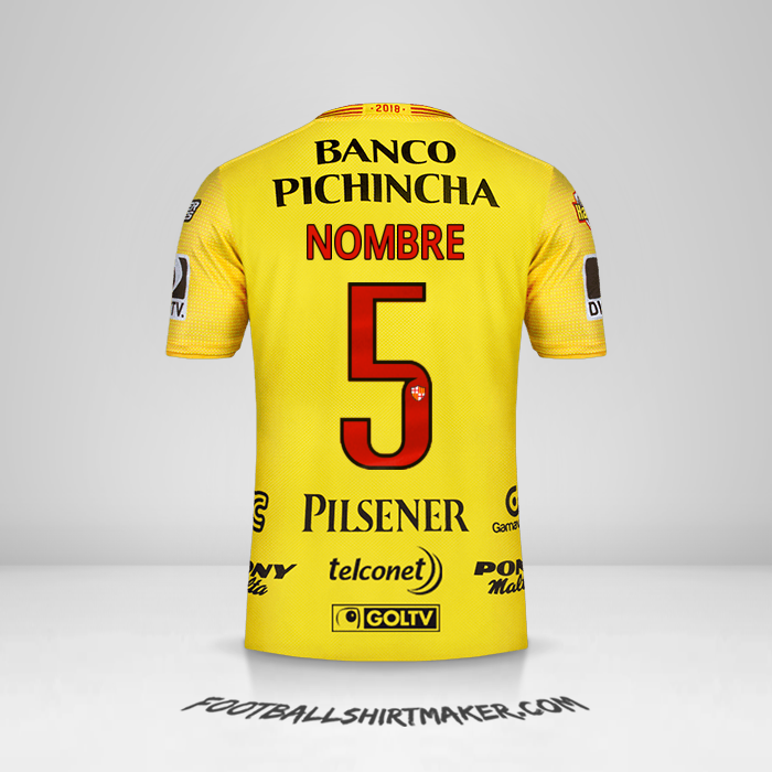 Jersey Barcelona SC 2018 -  nombre - 5