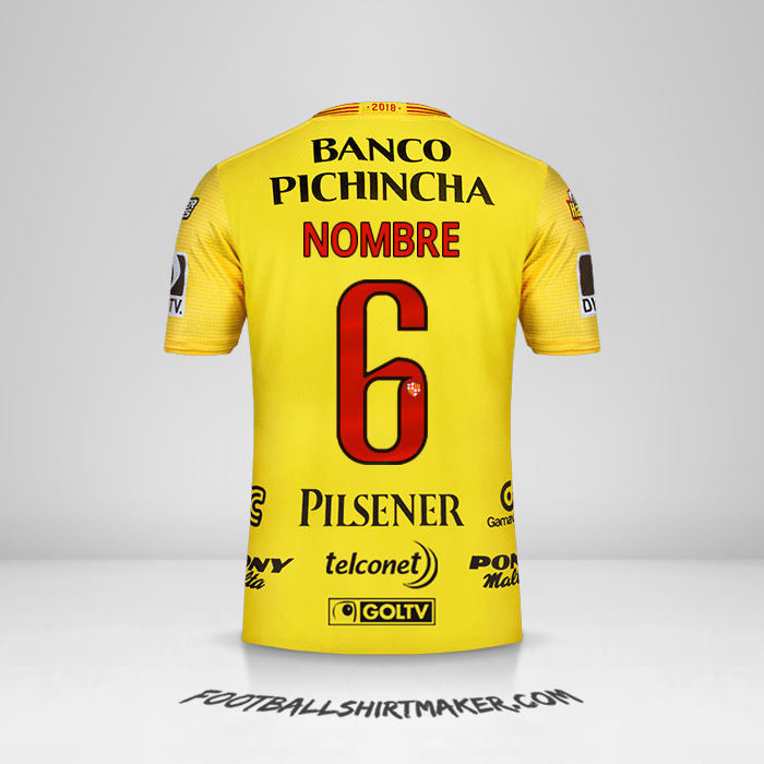 Jersey Barcelona SC 2018 -  nombre - 6