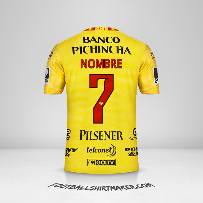 Jersey Barcelona SC 2018 -  nombre - 7