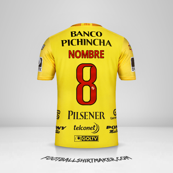 Jersey Barcelona SC 2018 -  nombre - 8