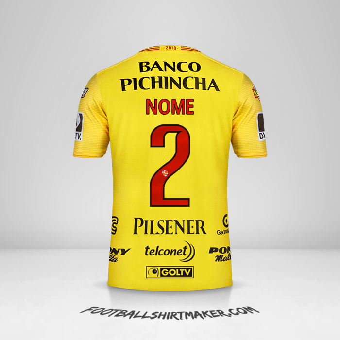 Camisa Barcelona SC 2018 -  nome - 2
