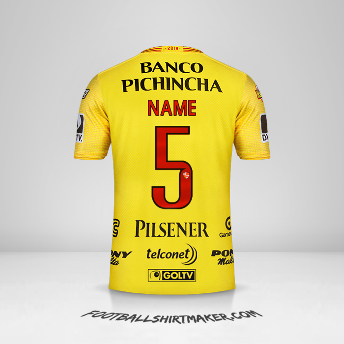 Shirt Barcelona SC 2018 -  name - 5