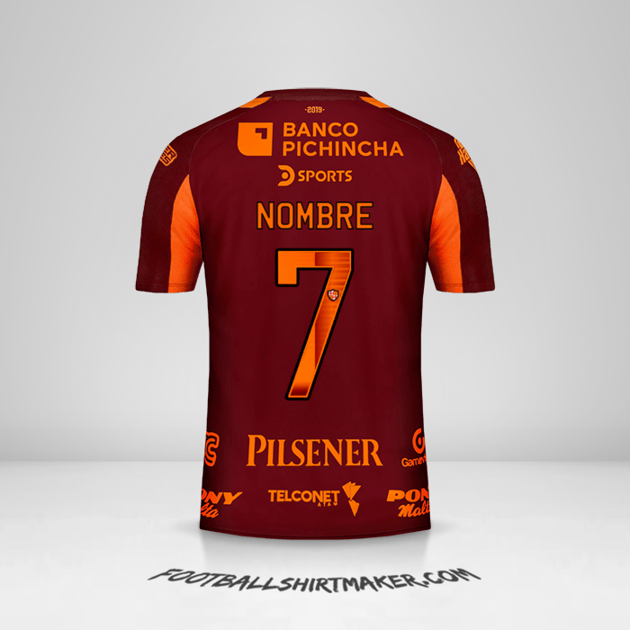 Jersey Barcelona SC 2019 Visita -  nombre - 7
