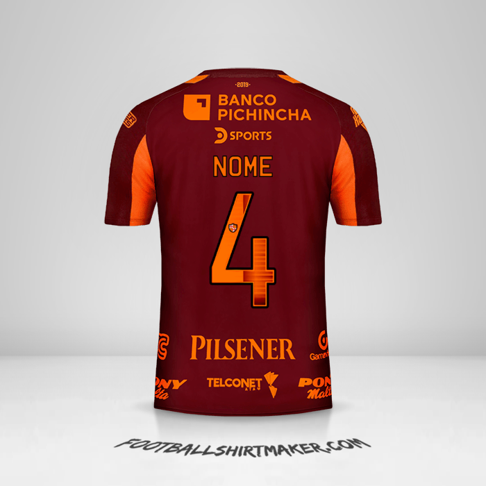 Maglia Barcelona SC 2019 Seconda -  nome - 4