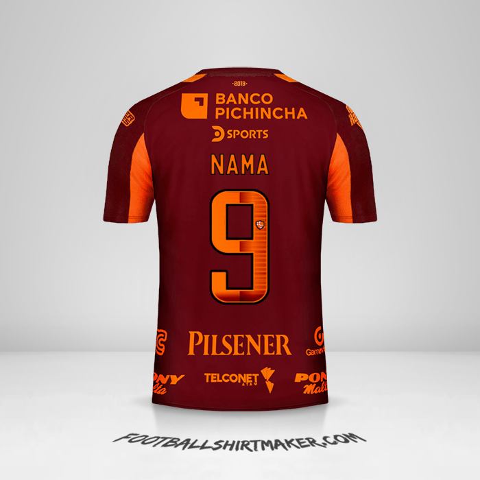 Jersey Barcelona SC 2019 Alternatif -  nama - 9