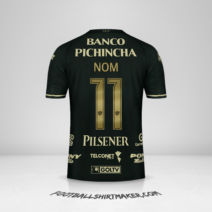 Maillot Barcelona SC 93 Ans -  nom - 11