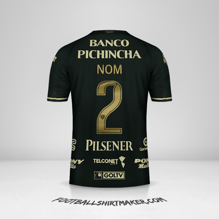 Maillot Barcelona SC 93 Ans -  nom - 2