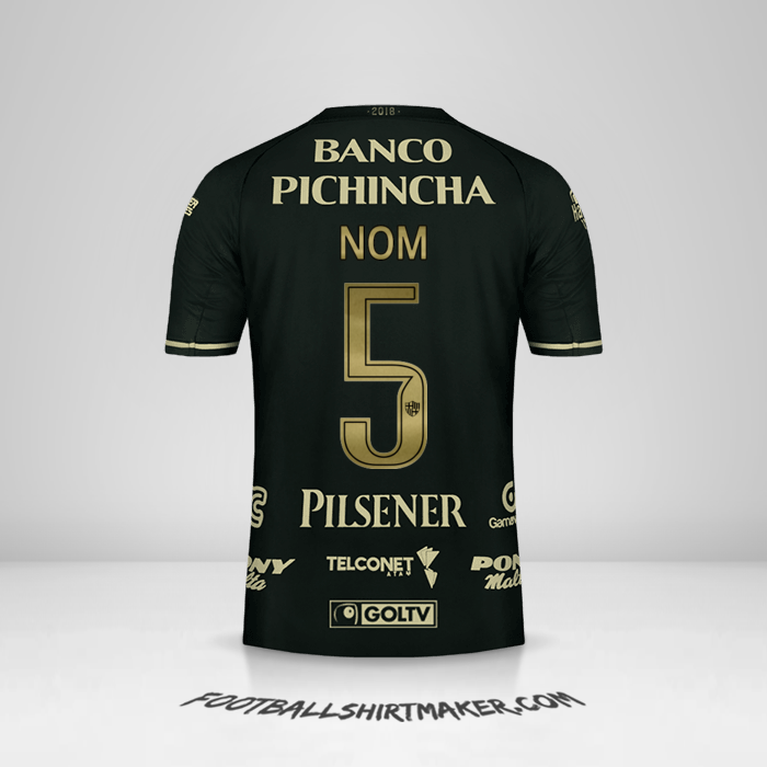 Maillot Barcelona SC 93 Ans -  nom - 5