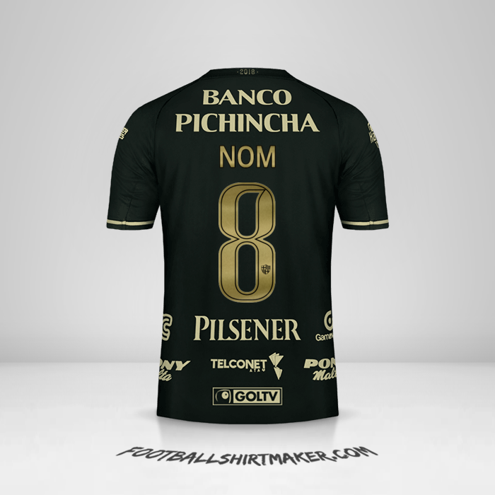 Maillot Barcelona SC 93 Ans -  nom - 8