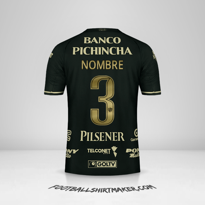 Camiseta Barcelona SC 93 Años -  nombre - 3