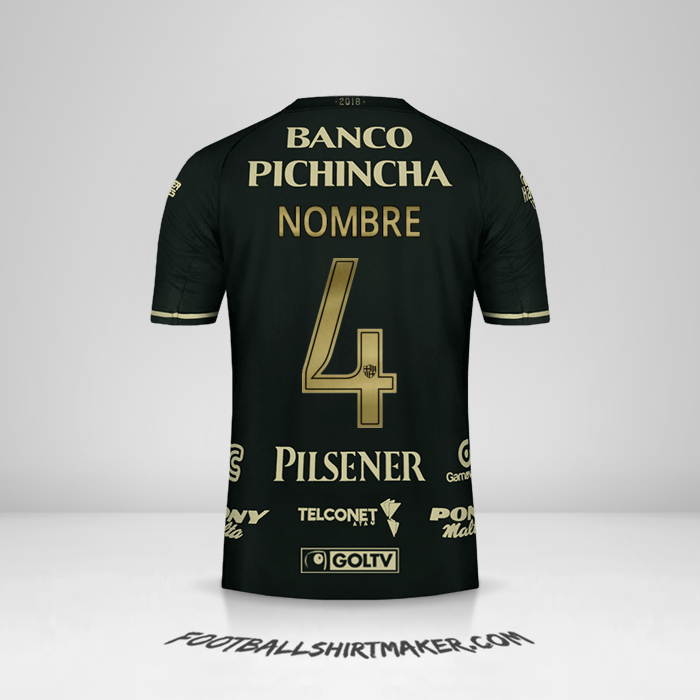 Jersey Barcelona SC 93 Años -  nombre - 4